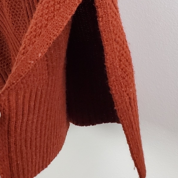 STREETWEAR society sweater size Large orange top - Picture 9 of 13